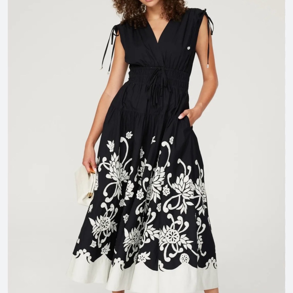 Derek Lam 10 Crosby Fatima Embroidered Dress